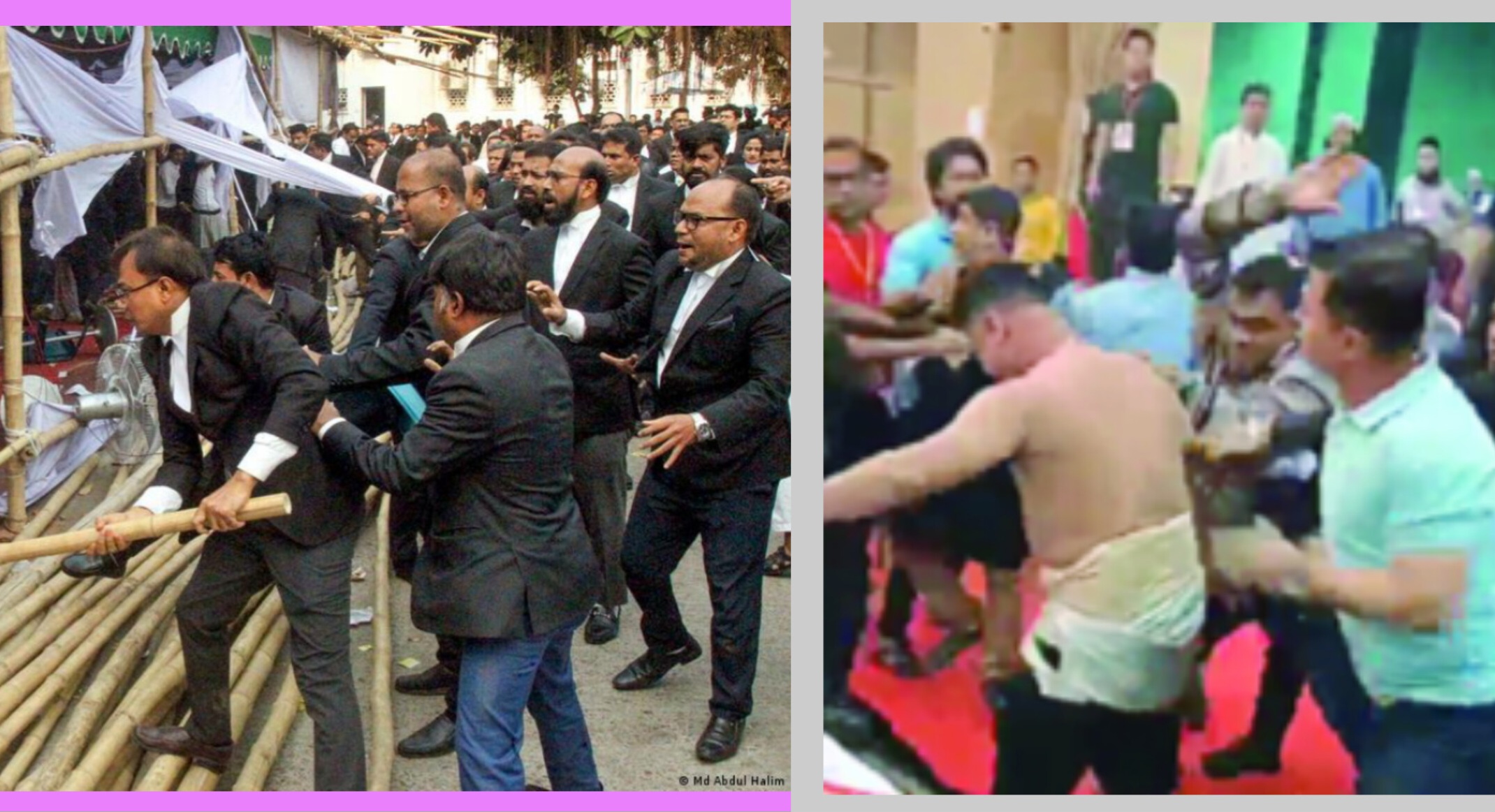 সুপ্রিম কোর্ট বার নির্বাচনে হট্টগোল-মারামারি, পুলিশ হেফাজতে ব্যালট