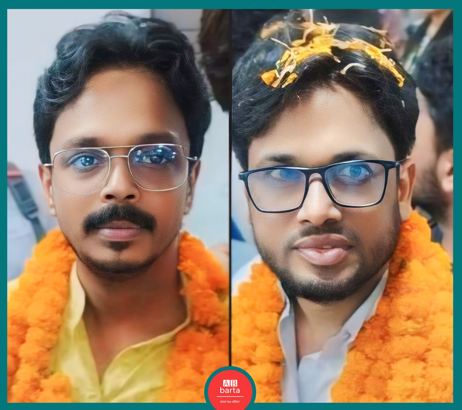 ঢাকা সাব-এডিটরস কাউন্সিলের সভাপতি অনিক ও সম্পাদক জাওহার